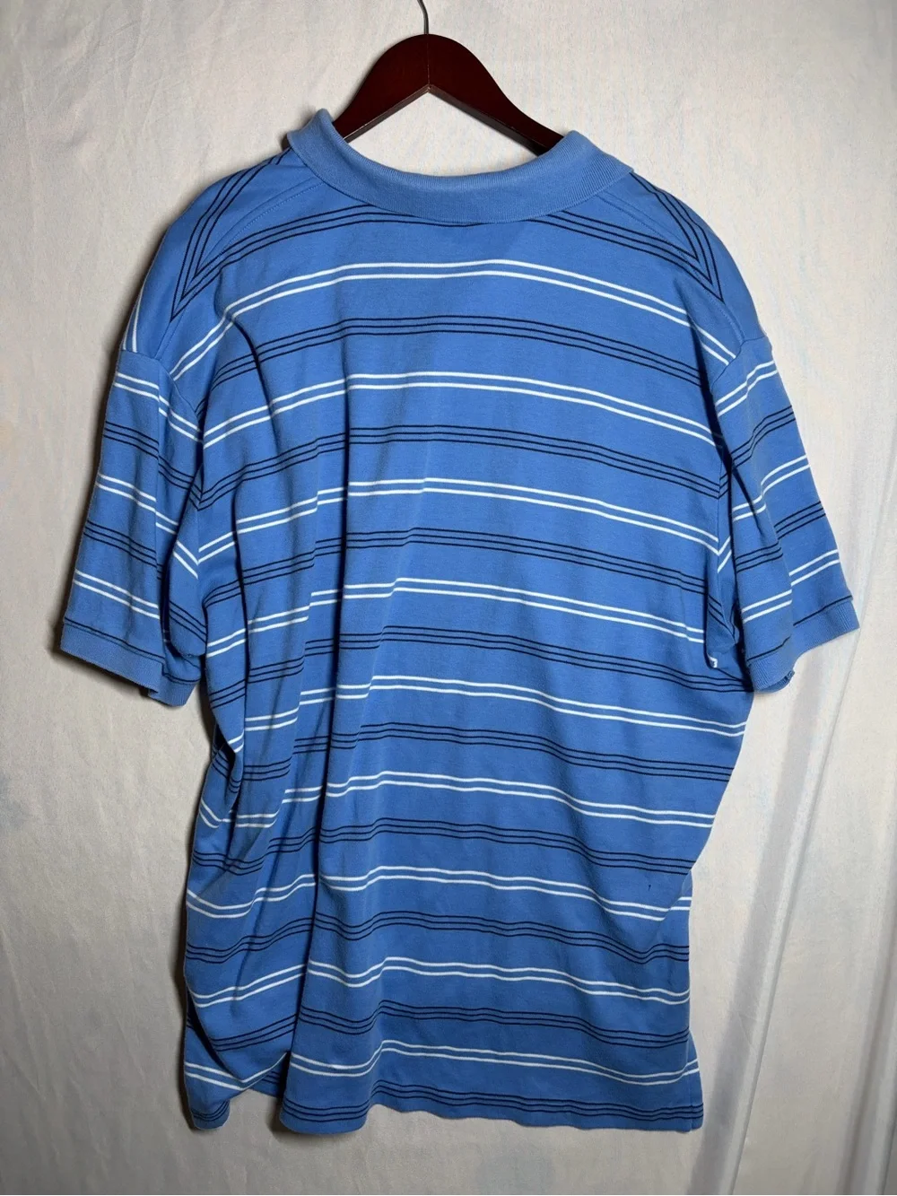 Ralph Lauren Men’s Light Blue Striped Polo Shirt